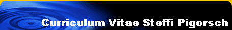 Curriculum Vitae Steffi Pigorsch
